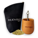 Duevolo Juego De Tazas Mate Yerba Mate Gourd Incluye Bombill