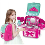 Set De Maquillaje De Juguete Para Niña Morral Con Accesorios