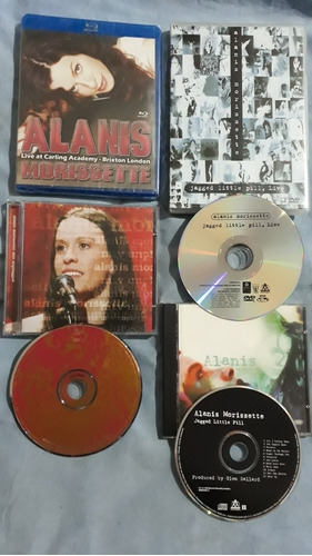 Dvd+blu-ray+cd Alanis Morissette Jagged Little Pill/live A3