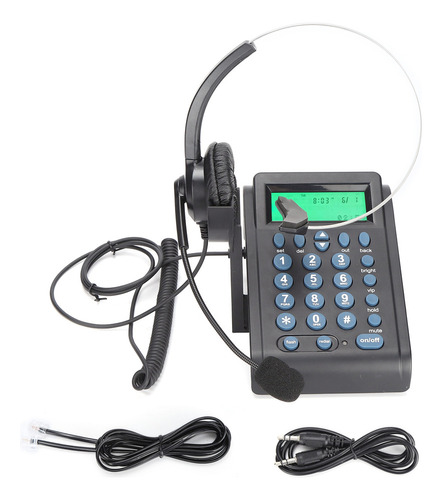 Teléfono Con Cable Ht910 Call Center Con Auriculares