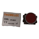 Botón Pulsador Plano Rojo C/conector Thomelec 5th-ba31