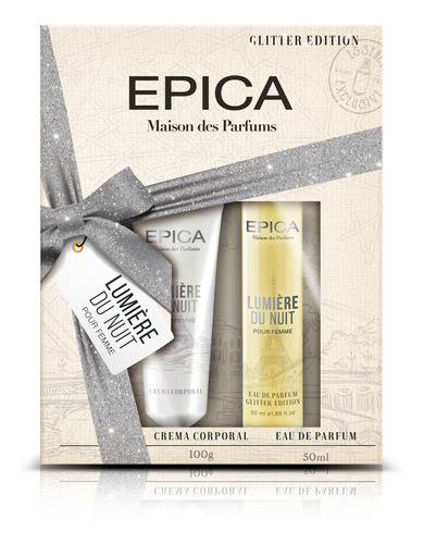Epica Edp Con Glitter +  Crema Corp Edition Lumiére Du Nuit