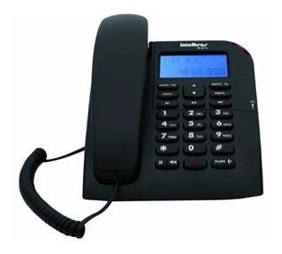 Telefone Intelbras Com Fio Tc60 Id Preto Identificar Chamada