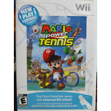 Mario Tennis Power Wii En Excelente Estado