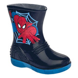 Botas Impermeables Spiderman Niño Sandak Marino 076-458