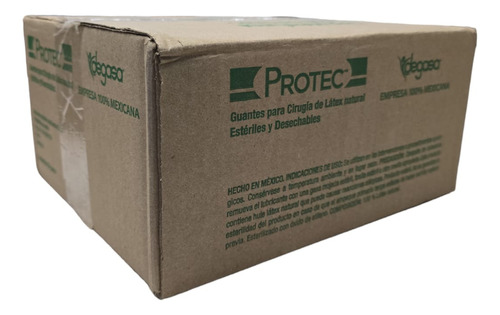 Guante De Cirujano Protec Talla 7.5 Caja Con 50 Pares