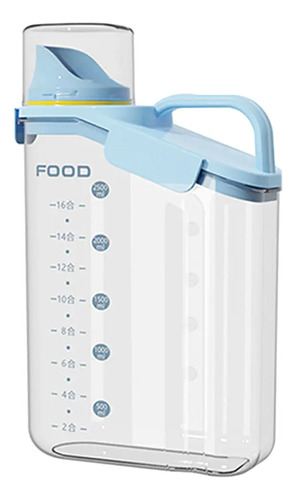 Contenedor De Alimento De Mascotas Croquetas 2800ml Sellado