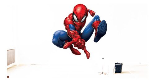 Vinilo Adhesivo Decorativo Pared Spiderman 98cms Full Color