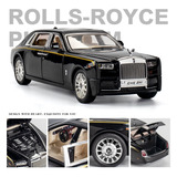 Rolls-royce Phantom Miniatura Metal Autos Con Luces Y Sonido