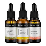 Kit 3 Séruns Principia Niacinamida + Glicólico + Retinóide Tipo De Pele Todos