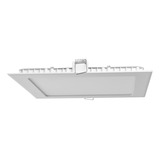 Luminaria Led De Embutir Cuadrado 24w Luz Calida