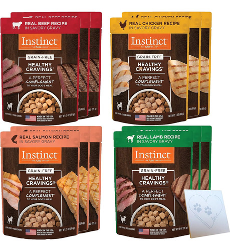 Instinct-healthy Cravings Grain Free Dog Food Toppers Variet