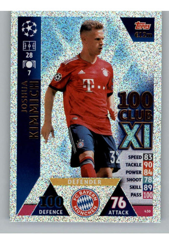 Topps Uefa Champions League Match Attax 430 Joshua Kimmich 1