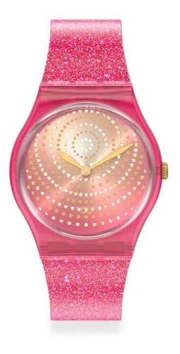 Reloj Swatch Silicona Rosa Gp169 Agente Oficial