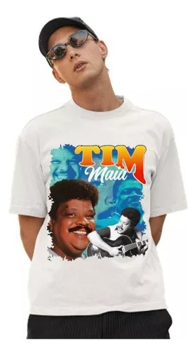 Camiseta Tim Maia Rock Music Graphic Plus Size G1 G2 G3 G4