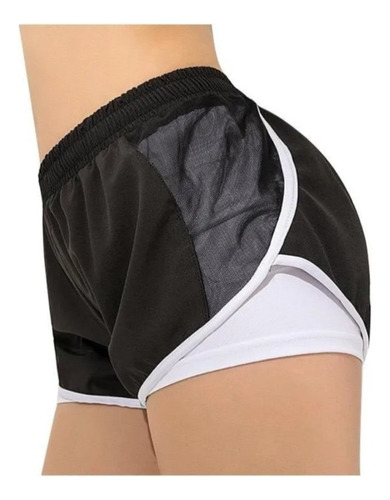 Short 2 En 1 Deportivo Licra De Secado Rápido Bolsa Celular