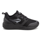 Zapatillas Topper Fast Kids Negras Monocromo 