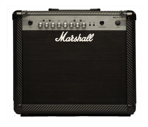 Amplificador Marshall Mg Carbon Fibre Mg30cfx Transistor Para Guitarra De 30w Cor Preto 220v
