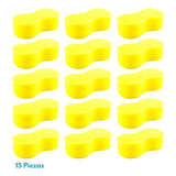 15 Esponjas Para Autos Amarilla Tipo 8