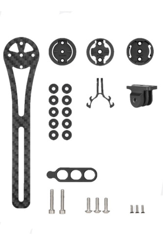 Soporte Ciclocomputador Gps Bicicleta Vastago De Carbono