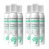 6 Desodorantes Spray Camomila E Erva Cidreira 120ml Suavetex