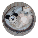 Espejo De Mickey Mouse Vintage Plegable Con Peine