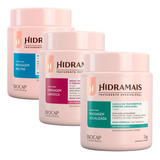 Kit Cuidado Corporal Completo Hidramais 3 Potes 1kg Nutrição