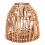 Lanterna Decorativa Em Rattan 30x26 Cm - D'rossi