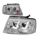 Faros Lobo F150 Mark 2004 2005 2006 2007 2008 Led Drl Lupa