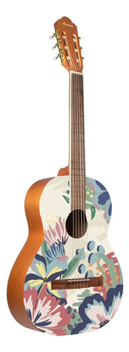 Gc-36-caramell Guitarra Bamboo Clasica C/diseño