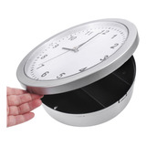 Reloj De Pared Hidden Secret, Caja Segura Para Guardar Diner