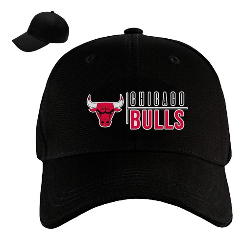 Gorra Dril Cerrada Chicago Bulls Basket Basquet Pht