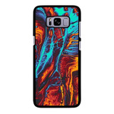 Funda Protector Para Samsung Galaxy Marmol Lava Colores 00