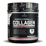 Colageno En Polvo Suplemento Sascha Fitness Collagen - Sabor Limonada De Fresa