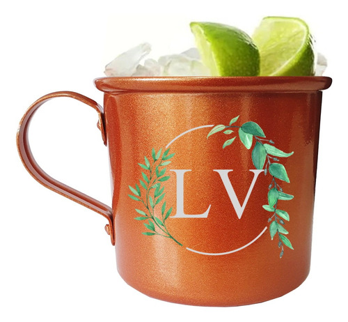 150 Canecas Moscow Mule Personalizadas 350ml De Alumínio