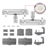 Kit Ajustador Lavavajillas W10712395 Para Kenmore - Metal