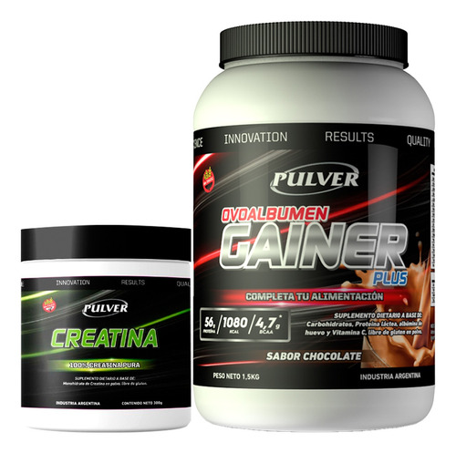 Super Gainer Pulver 1.5 Kilos + Creatina Monohidrato 300 Grs