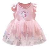 Vestidos Unicornio De Tul De Cumpleaños Para Bebés Y Niñas