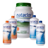 Kit Nataclor Granulado 60%x5kg + 2alguicida + 2clarificador