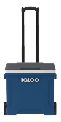 Hielera 30 Qt Con Rueda Latitude Azul Indigo 43 Latas Igloo