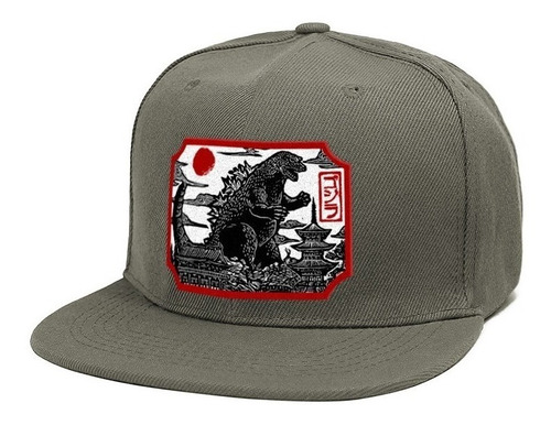 Godzilla Retro Japan Gorra Snapback Plana #godzilla New Caps
