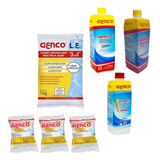 Cloro 1kg + Clarificante + Algicida + Redutor Ph + Pastilhas