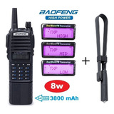 8w Radio Baofeng Uv-82 Hp Pila 3800 Mah + Antena Táctica 