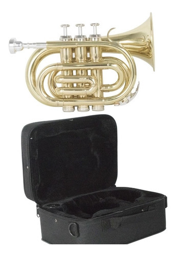 Wesner Stp1000-g Trompeta Con Estuche Y Boquilla
