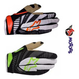 Jm Guantes Alpinestars Techstar 12 Motocross Negro Naranja