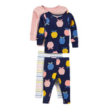 Conjunto Pijamas Carters Pantalones Niña Bebé 1m064810