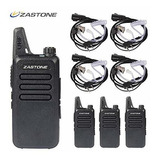 Walkie-talkies Zastone 4 Piezas 3 Km Máx 1100 Mah