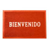 Alfombra Felpudo Para Entrada Bienvenido Pvc 37x57 Lavable 