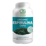 Cápsulas Espirulina Orgánica 90pz Organic Side Vegetal Sabor Na