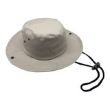 Sombrero Gorro Tipo Australiano Ala Ancha Algodón Uv+50 